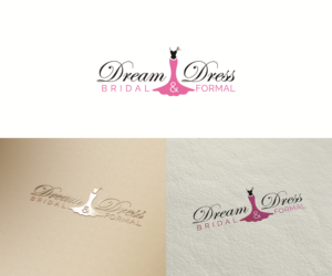 Logo Design by Logico Artlines for Dream Dress Bridal | Design: #13856239