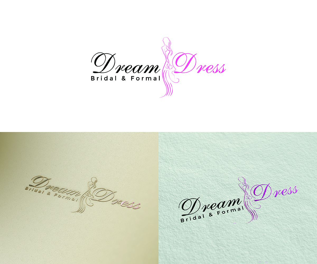 Logo Design by Logico Artlines for Dream Dress Bridal | Design #13856241