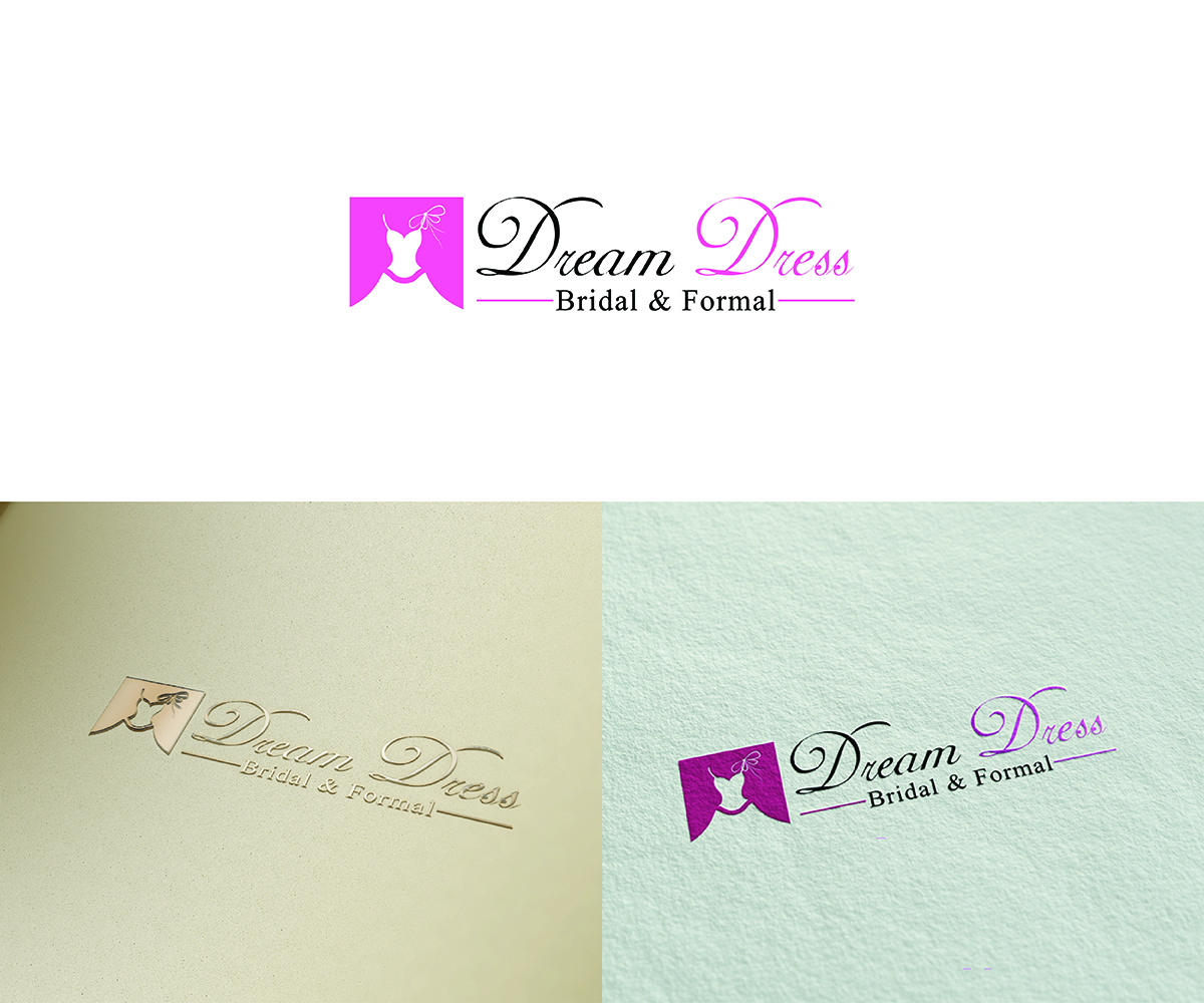 Logo Design by Logico Artlines for Dream Dress Bridal | Design #13856242