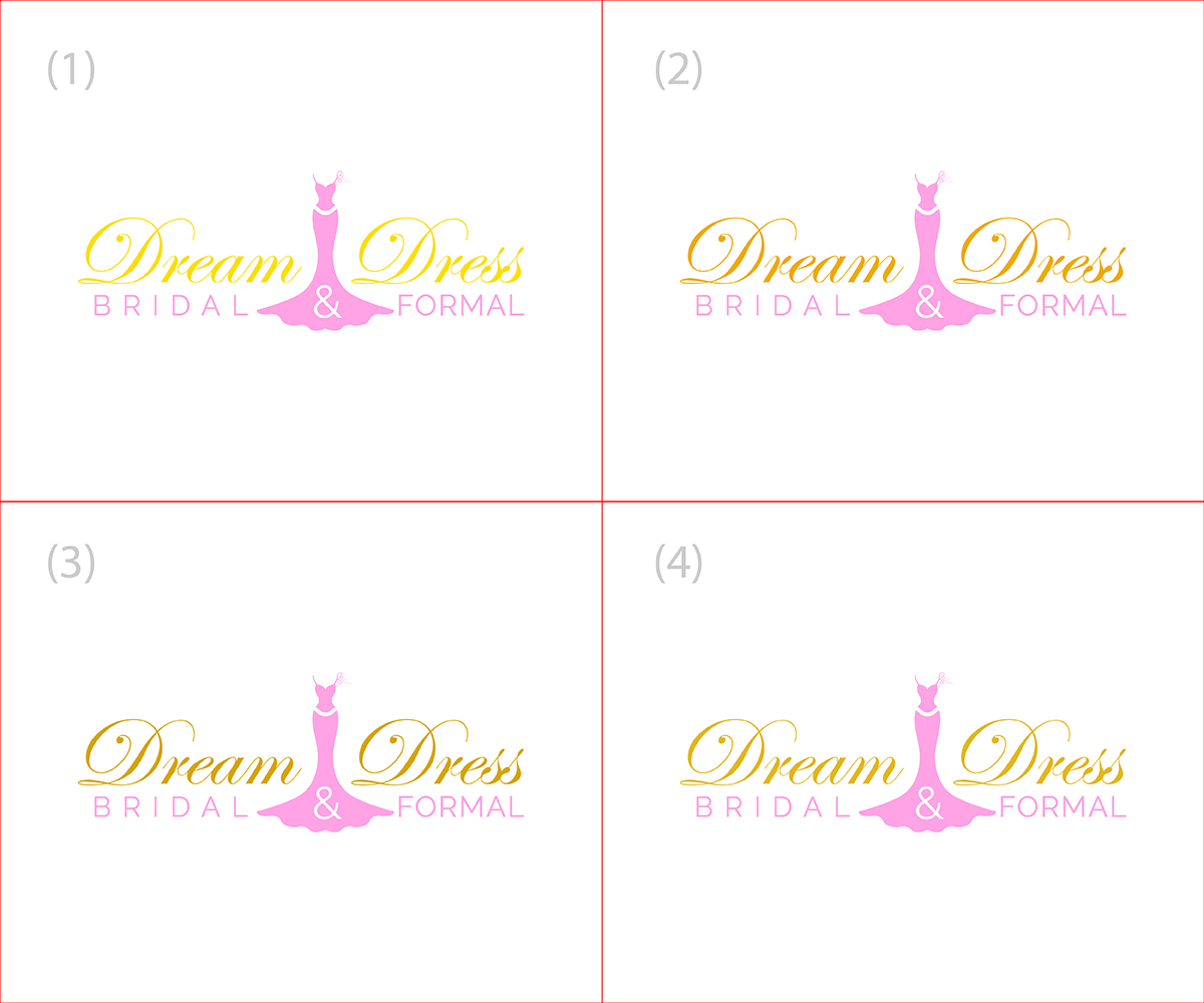 Logo Design by Logico Artlines for Dream Dress Bridal | Design #13879675