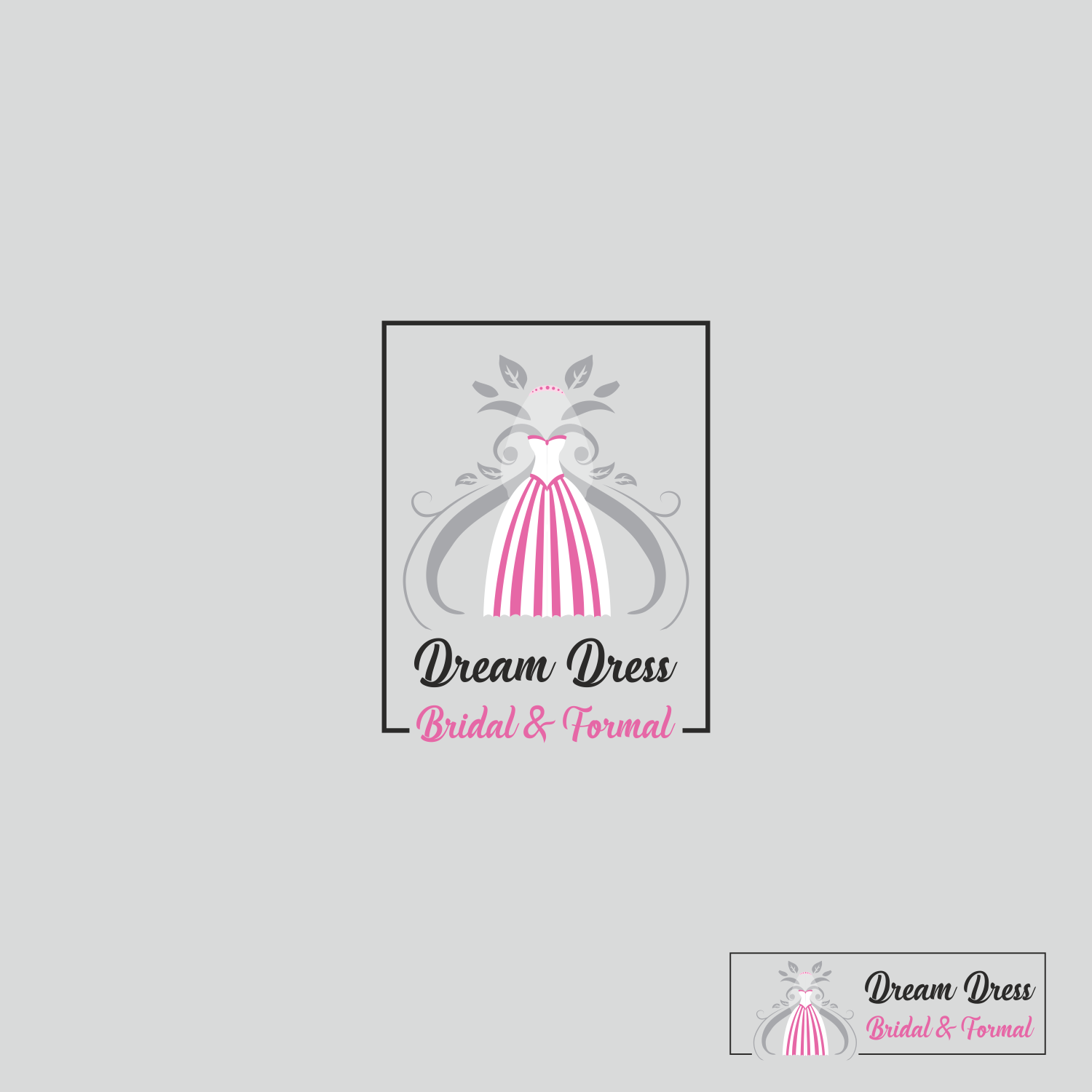 Logo Design by desingman for Dream Dress Bridal | Design #13847891