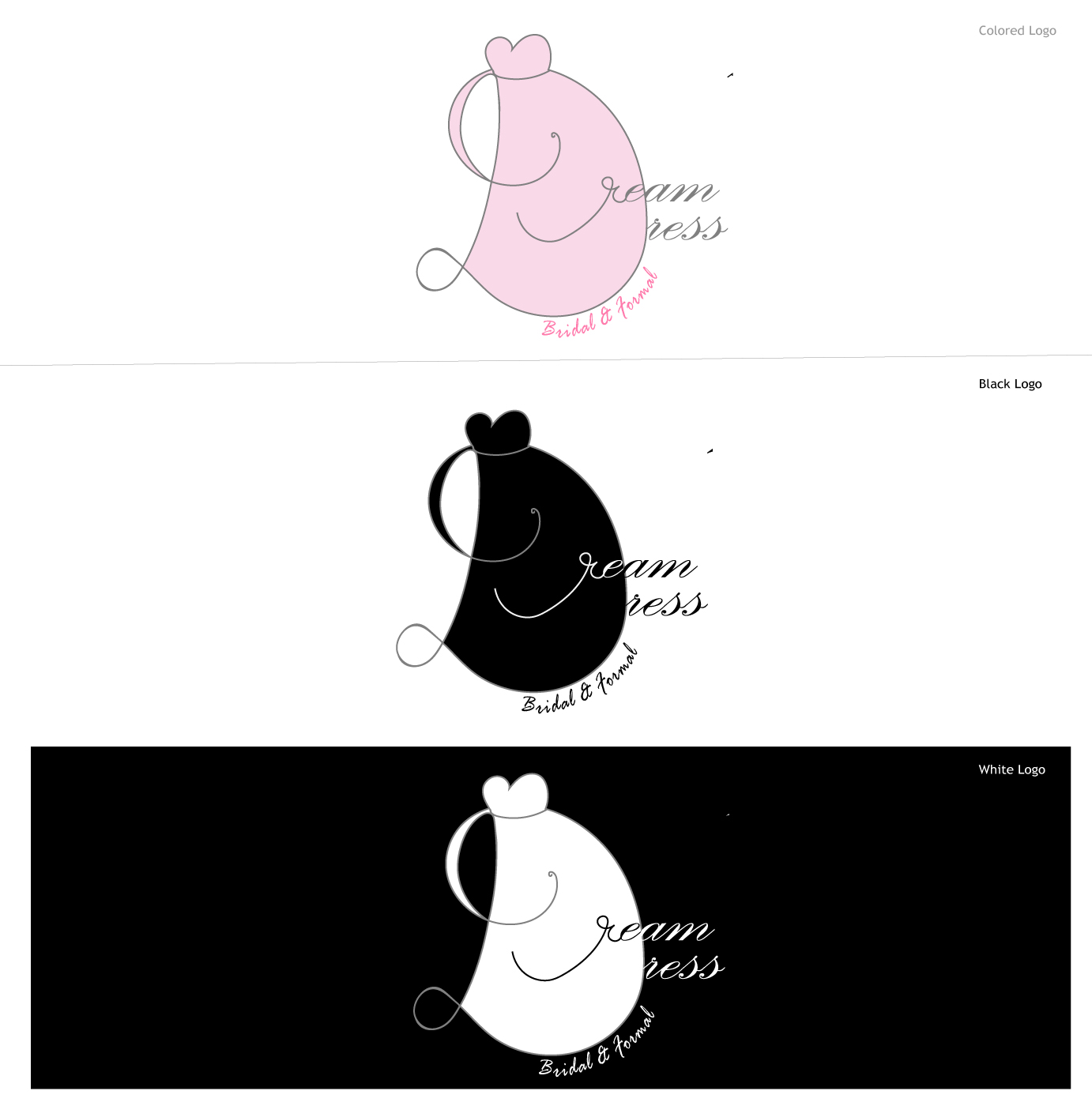 Logo Design by Dream Canvas for Dream Dress Bridal | Design #13847745