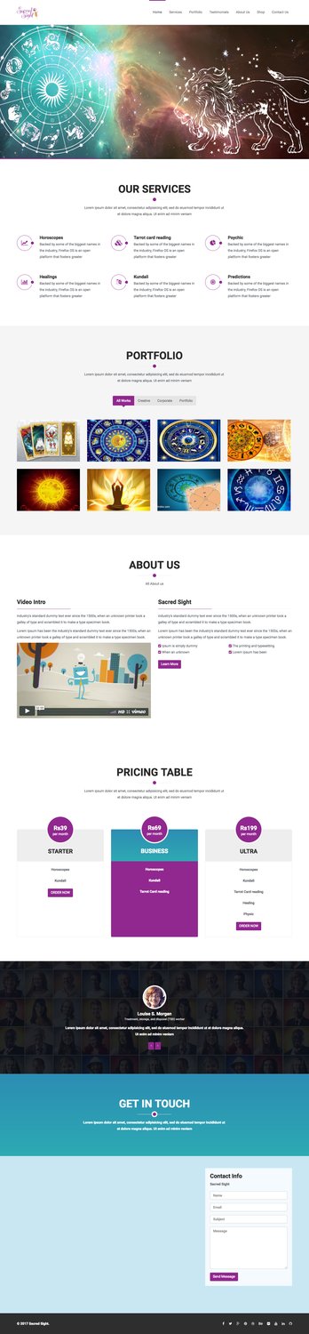 Web Design by abhishukla1987 for this project | Design #13994181