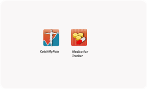 iOS 7 App Icons for helping pain patients | Diseño Con Ícono por eyeCandy