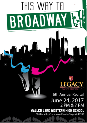 Diseño de Flyer por twos company para Legacy Dance Studio, LLC | Diseño #13868818