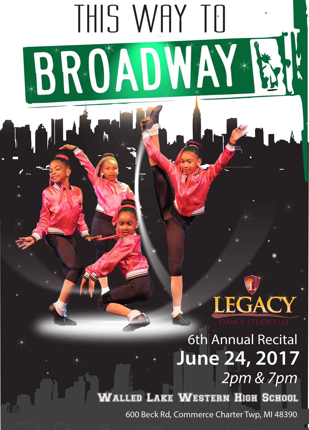 playful modern flyer design for legacy dance studio llc by twos dance studio flyer