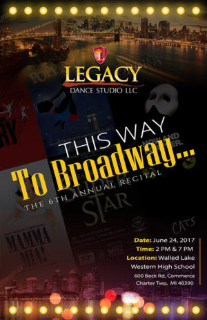Design de Flyer par MauxDesign pour Legacy Dance Studio, LLC | Design : #13876385