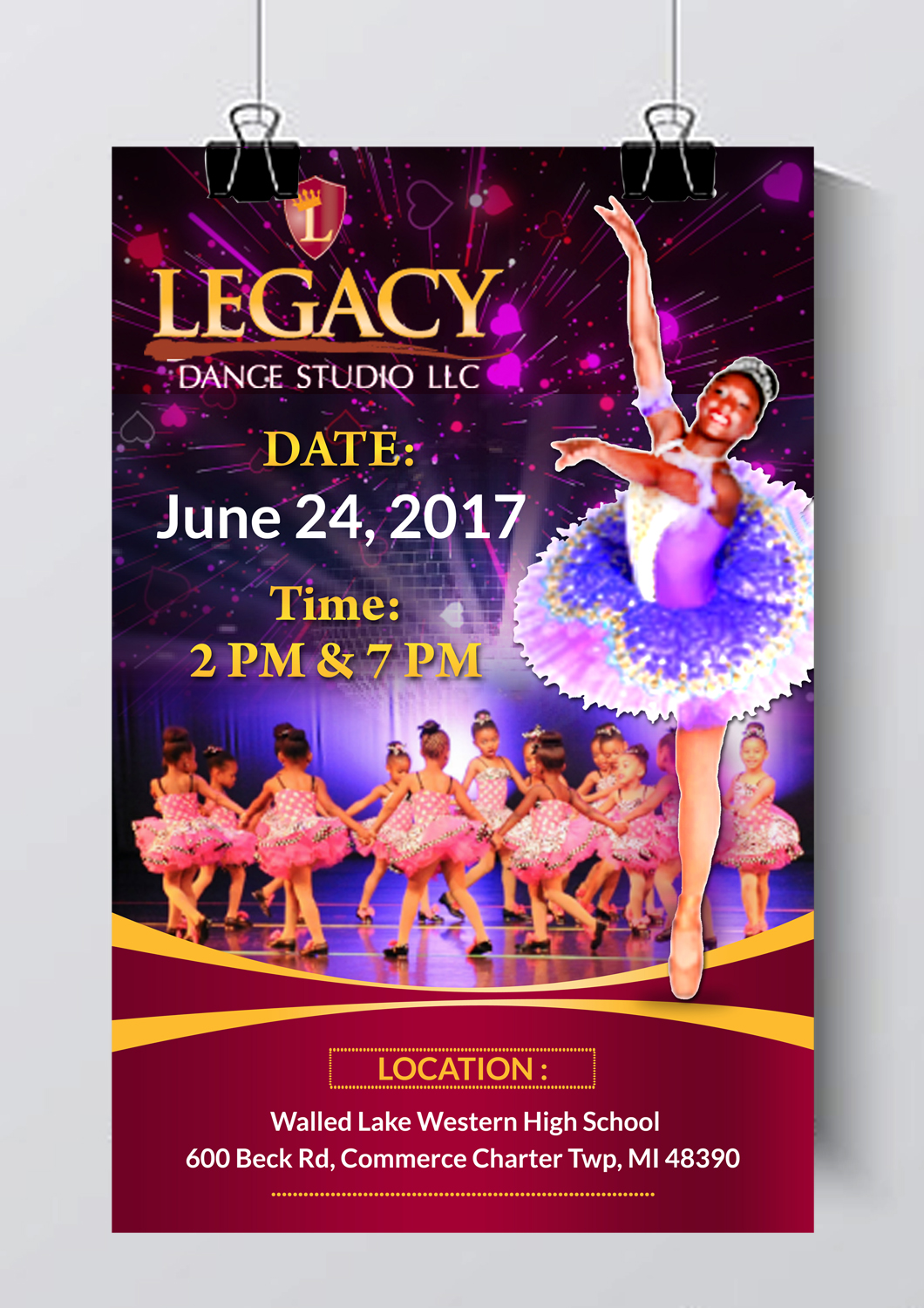 Design de Flyer par debdesign pour Legacy Dance Studio, LLC | Design #13852191