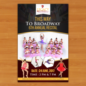 Design de Flyer par debdesign pour Legacy Dance Studio, LLC | Design : #13853254