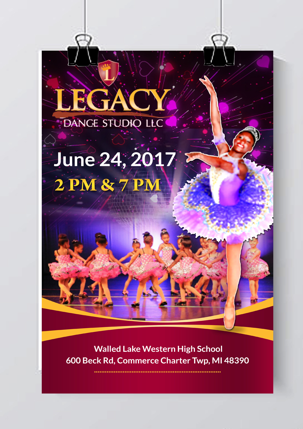 Flyer-Design von debdesign für Legacy Dance Studio, LLC | Design #13870986