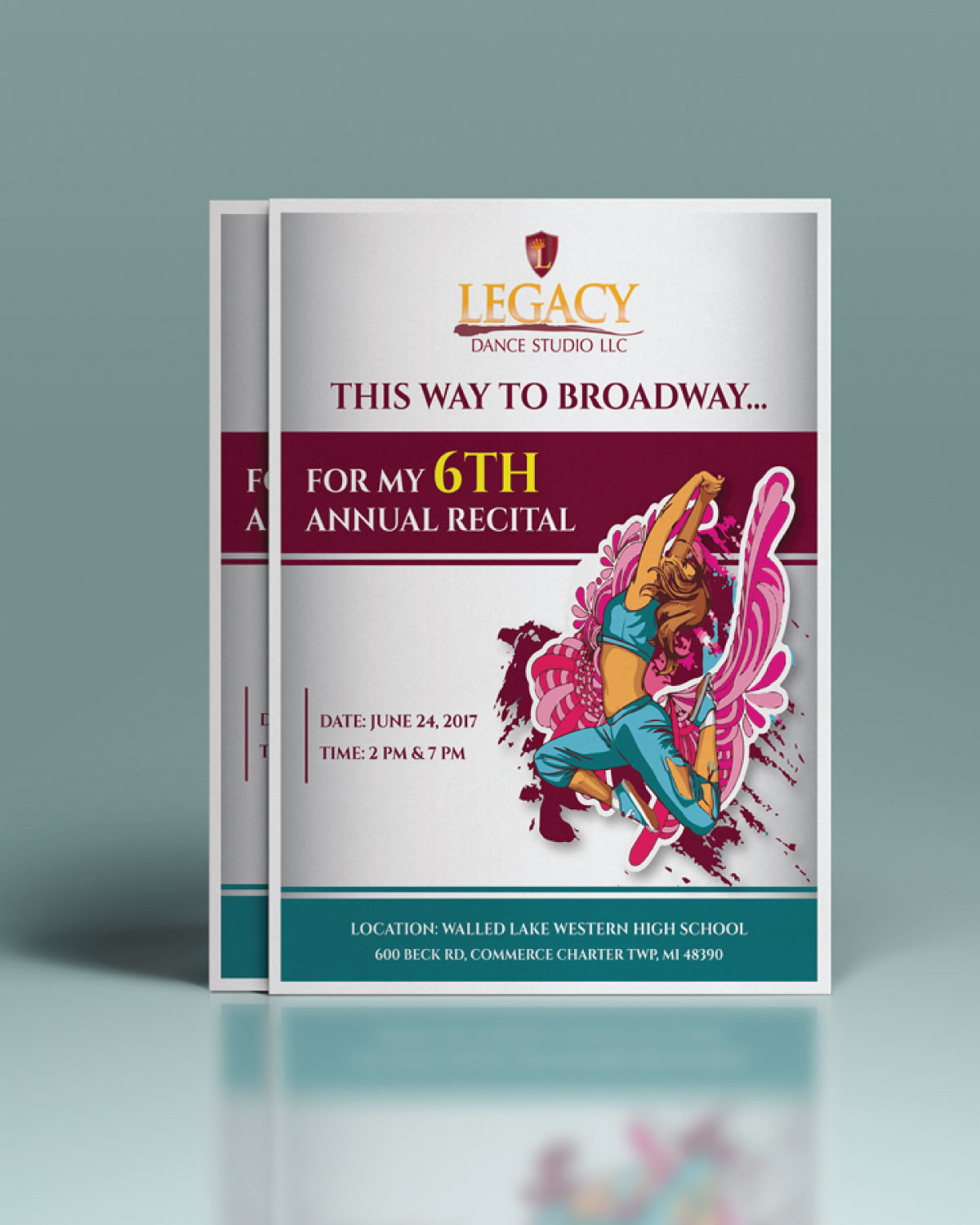 Flyer Design by psychophic for Legacy Dance Studio, LLC | Design #13859703