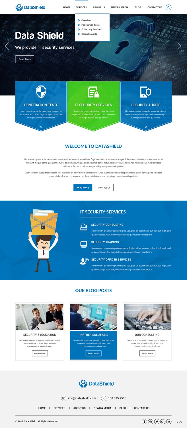 Diseño Web por pb para LUCY Security AG | Diseño #13858407