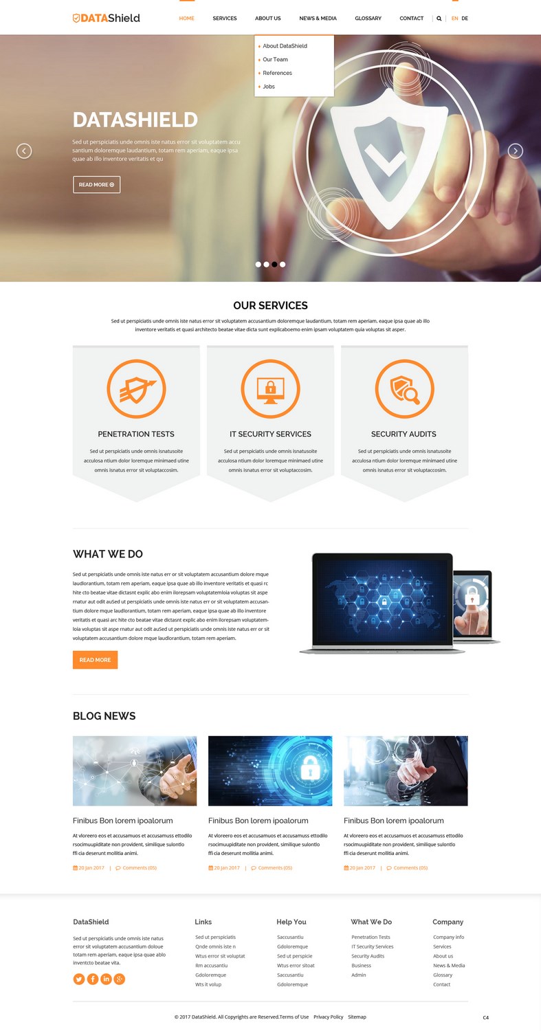 Diseño Web por pb para LUCY Security AG | Diseño: #13858414
