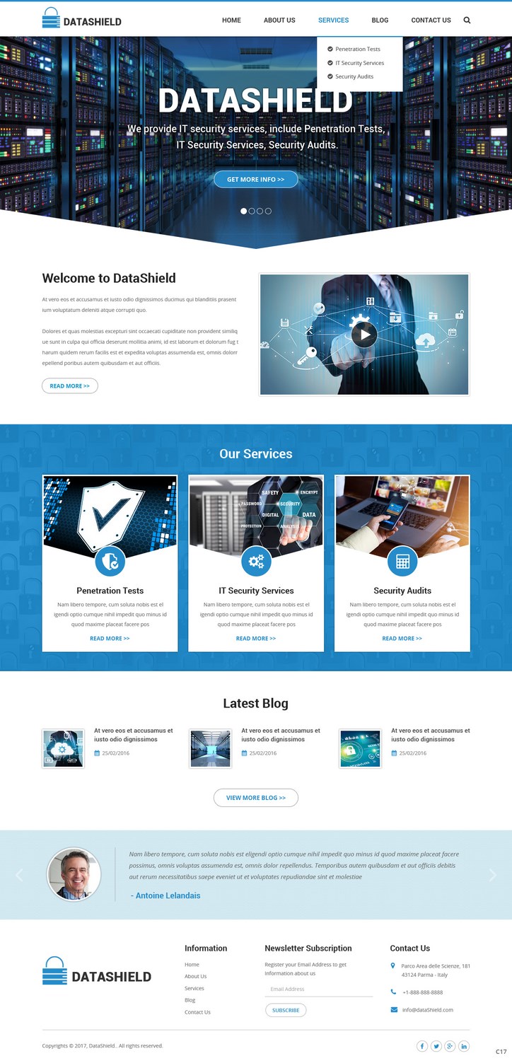 Web Design by pb for LUCY Security AG | Design #13858429