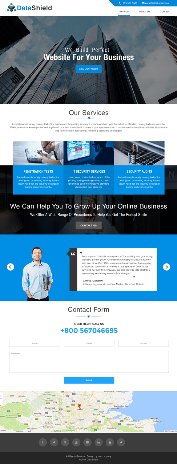 Web-Design von Xclusive Designers für LUCY Security AG | Design #13935221