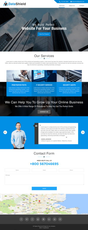 Web Design by Xclusive Designer for LUCY Security AG | Design #13935221