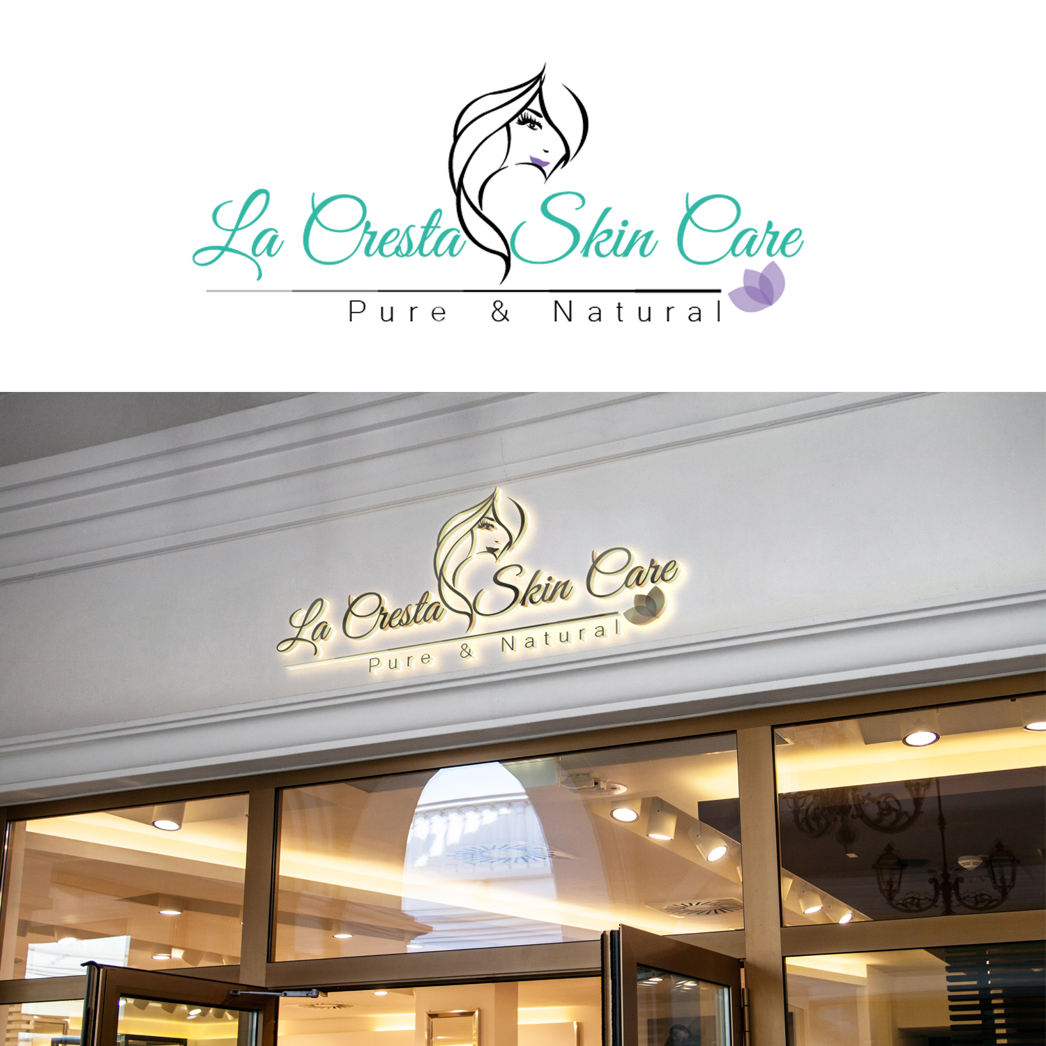 Logo Design by aadikhan09 for La Cresta Skin Care | Design #13908275