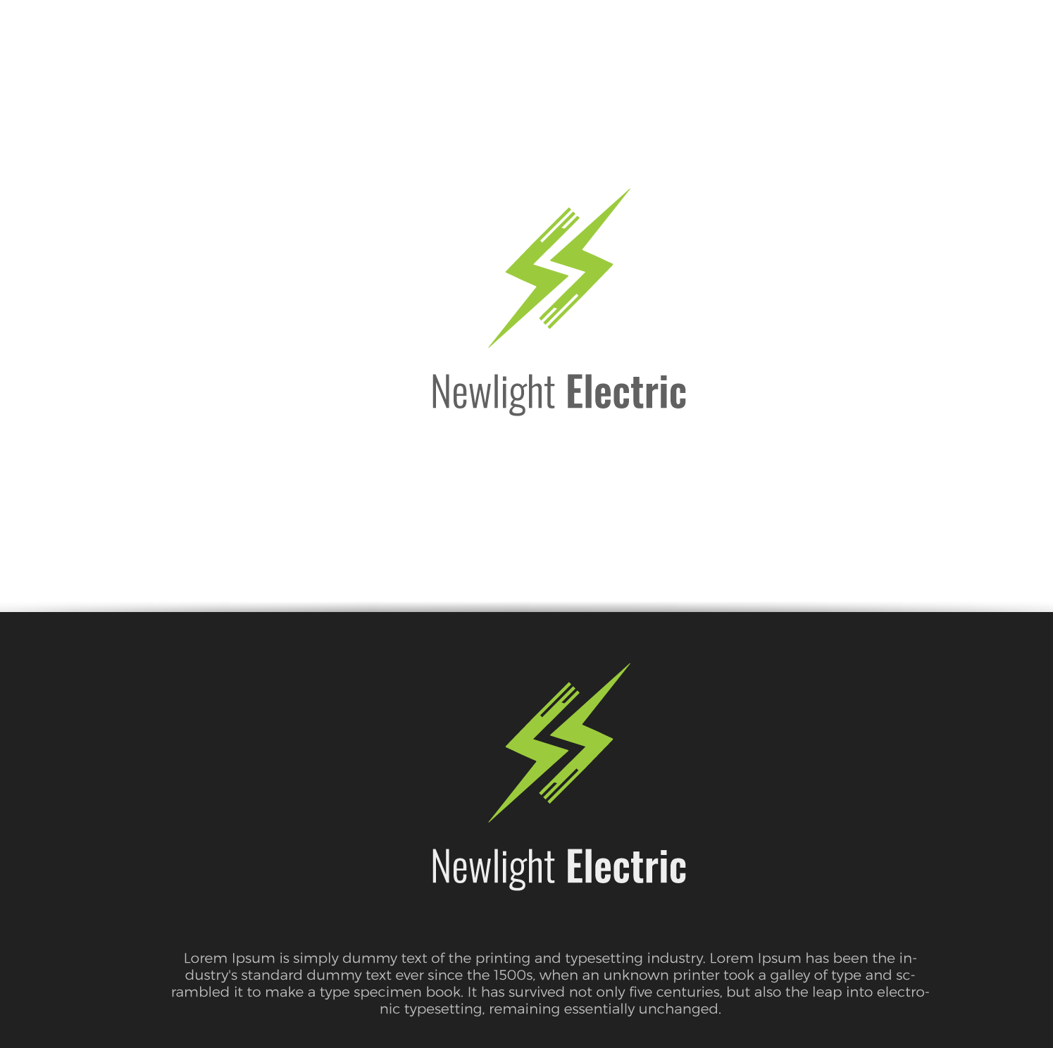 Logo Design by hics for Newlight Electric | Design #13859791