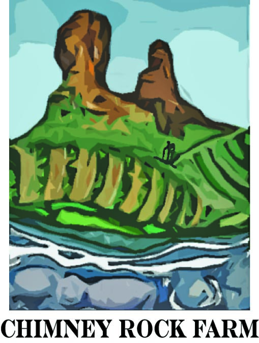 Logo Design by Angler Designs for Chimney Rock Farms | Design #554161