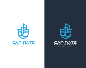 Logo Design by ARTMD for CapRate Commercial Real Estate | Design: #13849574