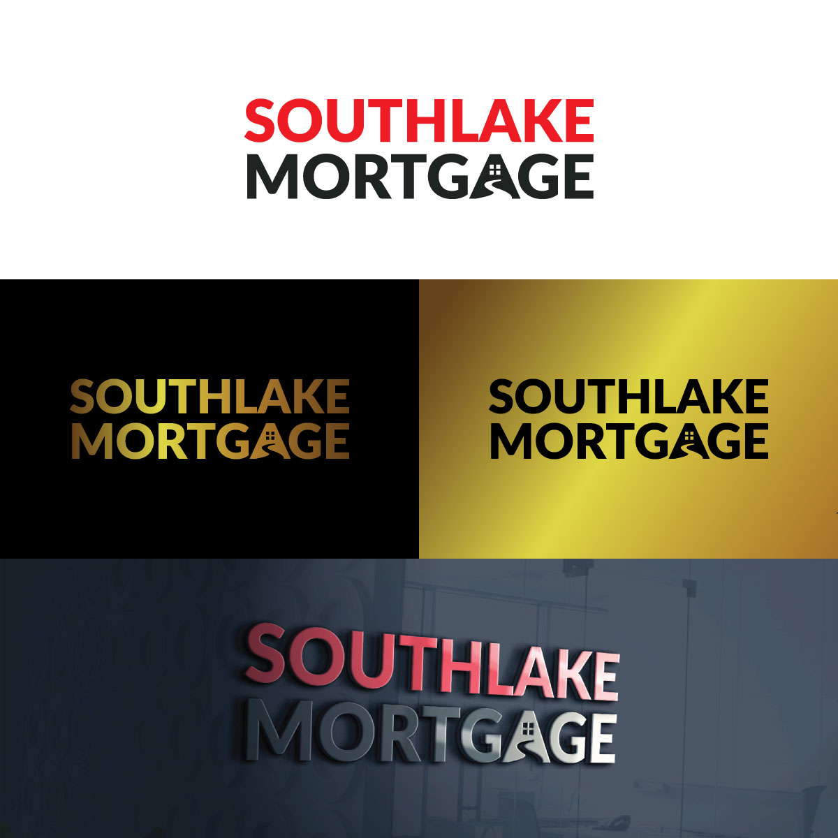 Logo Design by psychophic for Southlake Mortgage  | Design #13859205