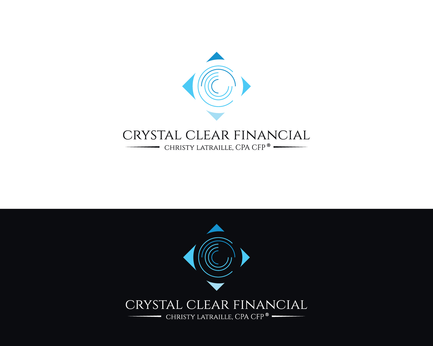 Logo Design by Atec for Crystal Clear Financial | Design #13863956