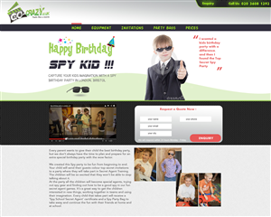 Web Design by artistraman for Holywood Events | Design: #2494491