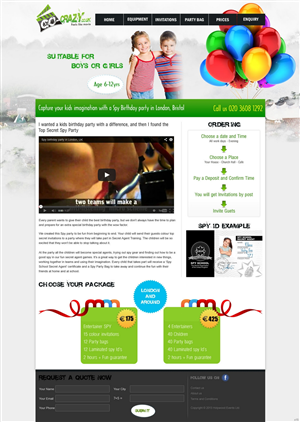 Web Design by pb for Holywood Events | Design: #2495314