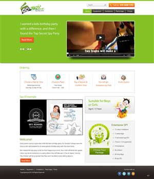 Web Design by pb for Holywood Events | Design: #2495327