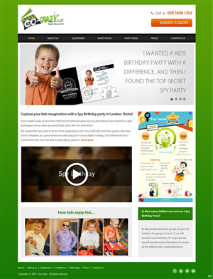 Web Design by pb for Holywood Events | Design: #2495334