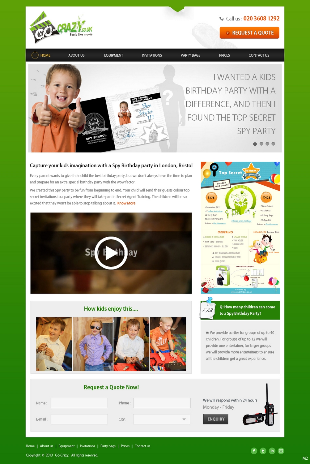 Web-Design von pb für Holywood Events | Design #2500382