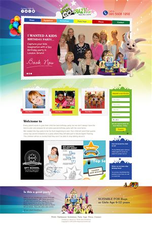Web Design by the-lion-king for Holywood Events | Design: #2494560