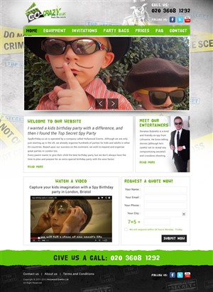 Web Design by Atom for Holywood Events | Design: #2503577
