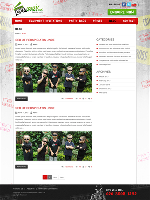 Web Design by Atom for Holywood Events | Design: #2514304