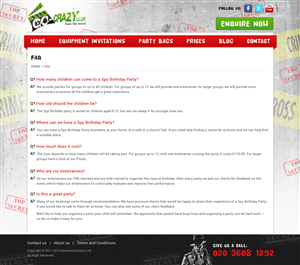 Web Design by Atom for Holywood Events | Design: #2514310