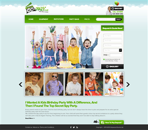 Web Design by TechWise for Holywood Events | Design: #2500101