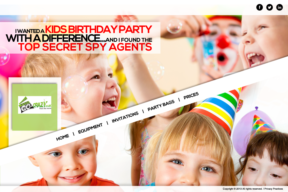 Web-Design von 9tnine für Holywood Events | Design #2495102