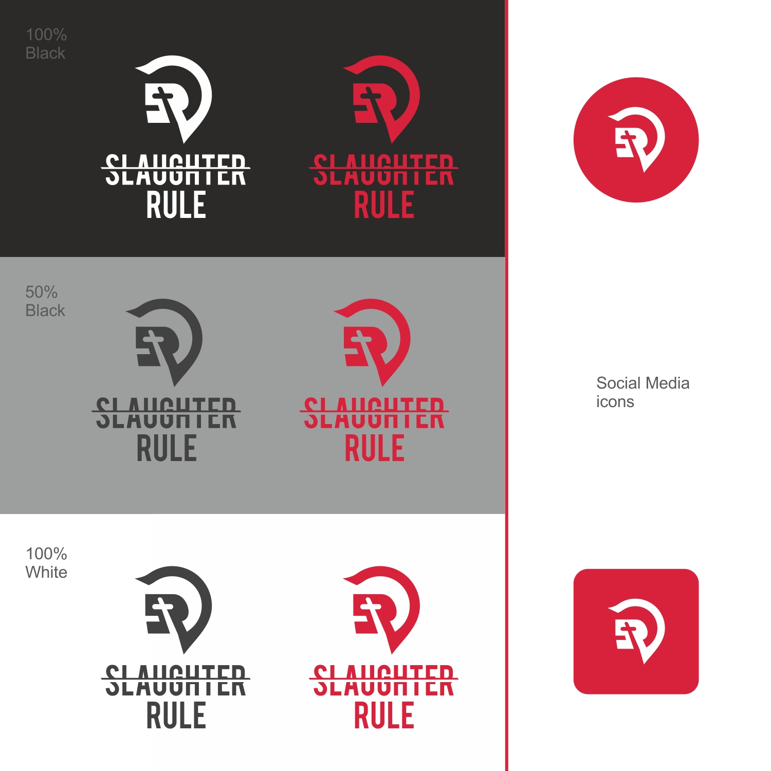 Logo Design by SRJ for Slaughter Rule, LLC | Design #13896037