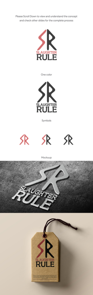 Logo Design by Adeel Hanif® for Slaughter Rule, LLC | Design: #13986266