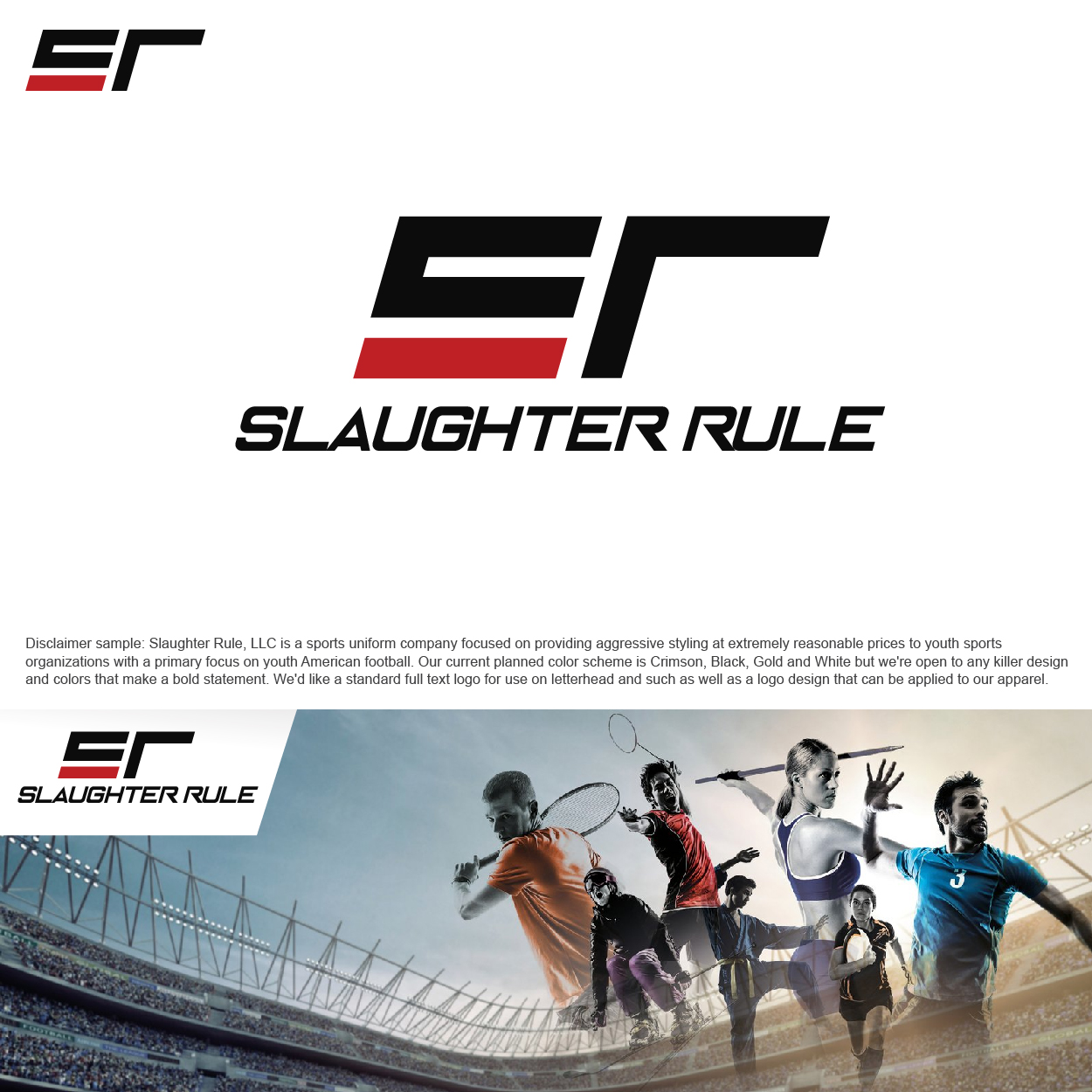 Logo Design by 3blogodesigns for Slaughter Rule, LLC | Design #13906647