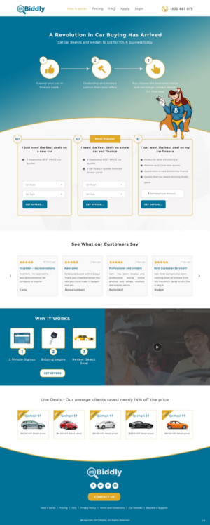 Web Design by pb for Biddly Enterprises Pty Ltd | Design: #13895641