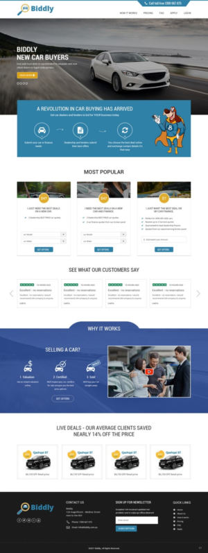 Web Design by pb for Biddly Enterprises Pty Ltd | Design: #13895642