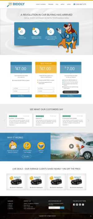 Web Design by pb for Biddly Enterprises Pty Ltd | Design: #13907960
