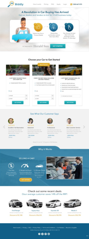 Web Design by pb for Biddly Enterprises Pty Ltd | Design: #13961615