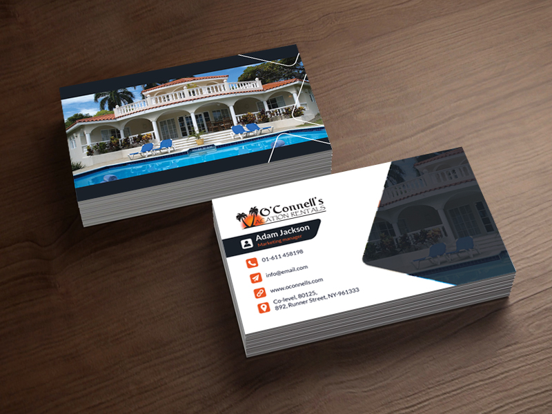 Business Card Design by sahank for O'Connell's Vacation Rentals | Design #13872396