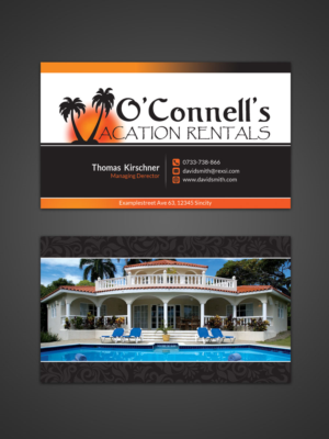 Business Card Design by Sandaruwan for O'Connell's Vacation Rentals | Design #13882557