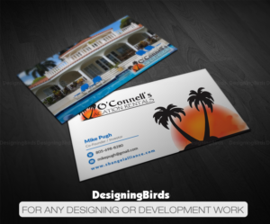 Business Card Design by Designing Birds for O'Connell's Vacation Rentals | Design: #13865085