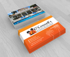Design de Carte de Visite par Creations Box 2015 pour O'Connell's Vacation Rentals | Design : #13863158
