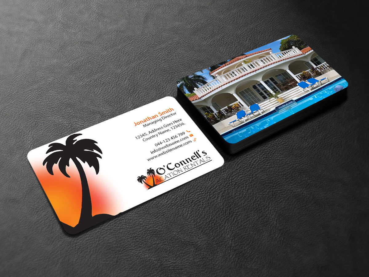 Business Card Design by Creations Box 2015 for O'Connell's Vacation Rentals | Design #13868545