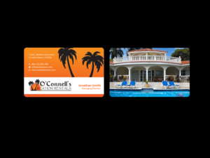 Design de Carte de Visite par Creations Box 2015 pour O'Connell's Vacation Rentals | Design : #13868547